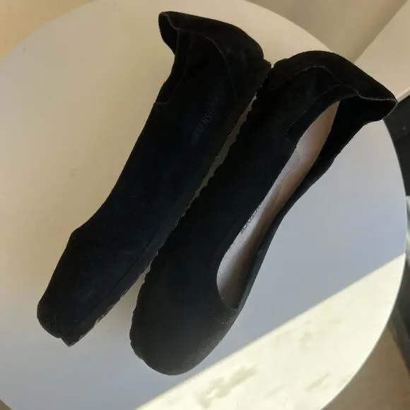 Birkenstock Celina Black Suede Hidden Wedge Ballet Flat Size EU 36 - Picture 7 of 10